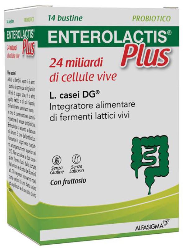 ENTEROLACTIS PLUS 14 BUSTINE - Farmacia Nuova Dr.ssa Gabriella Catellani