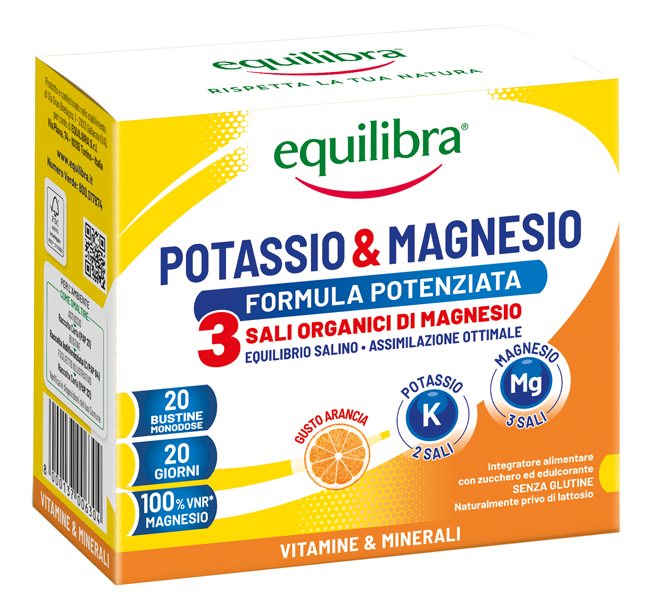 POTASSIO & MAGNESIO 3 20 BUSTINE - Farmacia Nuova Dr.ssa Gabriella Catellani