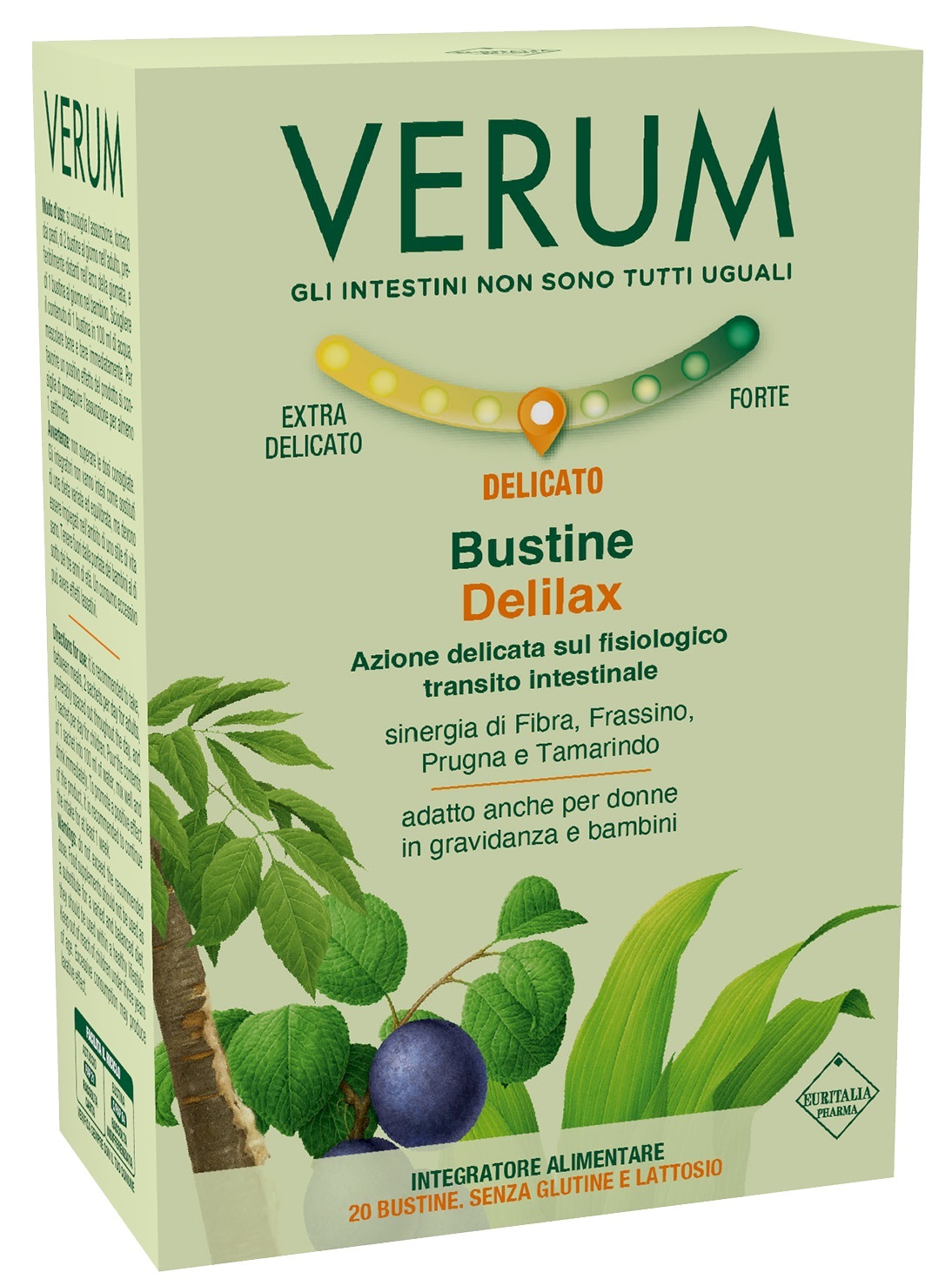VERUM DELILAX 20 BUSTINE 80 G - Farmacia Nuova Dr.ssa Gabriella Catellani