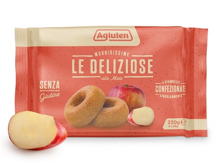 AGLUTEN DELIZIOSE ALLE MELE 4 PEZZI 220 G - Farmacia Nuova Dr.ssa Gabriella Catellani