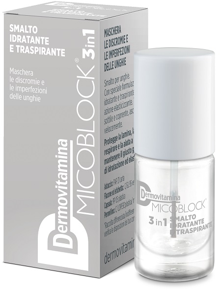 DERMOVITAMINA MICOBLOCK SMALTO BASE&TOP COAT 19 TRASPARENTE 5 ML - Farmacia Nuova Dr.ssa Gabriella Catellani