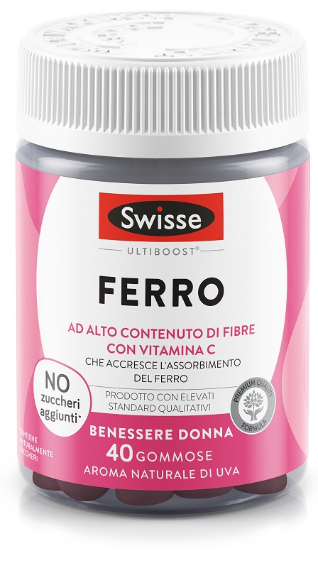 SWISSE FERRO 40 GOMMOSE - Farmacia Nuova Dr.ssa Gabriella Catellani