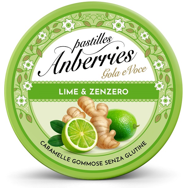 ANBERRIES LIME & ZENZERO 50 G - Farmacia Nuova Dr.ssa Gabriella Catellani