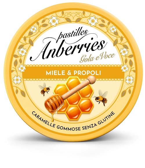 ANBERRIES MIELE&PROPOLI CARAMELLE GOMMOSE 50 G - Farmacia Nuova Dr.ssa Gabriella Catellani
