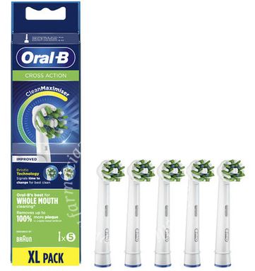 ORALB POWER REFILL EB50 CROSSACTION 5 PEZZI - Farmacia Nuova Dr.ssa Gabriella Catellani