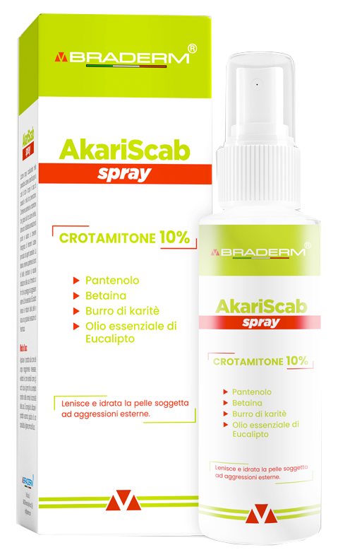 AKARISCAB SPRAY 100 ML BRADERM - Farmacia Nuova Dr.ssa Gabriella Catellani