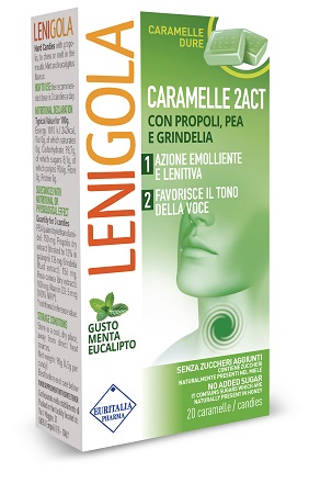 LENIGOLA 2ACT CARAMELLE BALSAMICHE - Farmacia Nuova Dr.ssa Gabriella Catellani