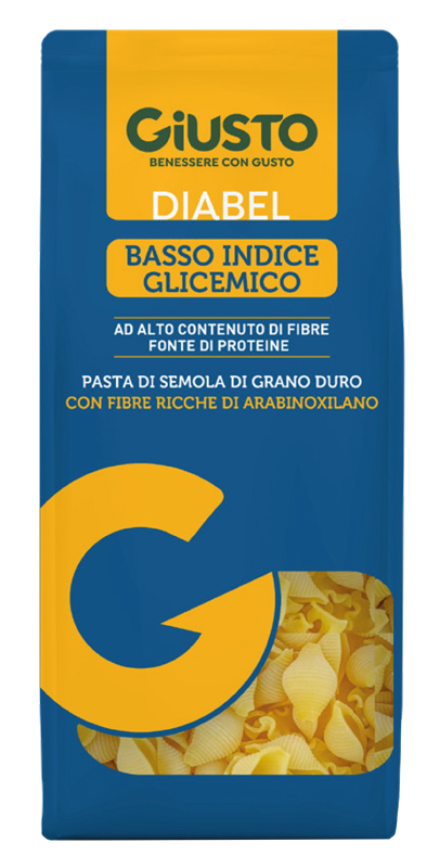 GIUSTO DIABEL BASSO INDICE GLICEMICO PASTA CONCHIGLIETTE 400 G - Farmacia Nuova Dr.ssa Gabriella Catellani