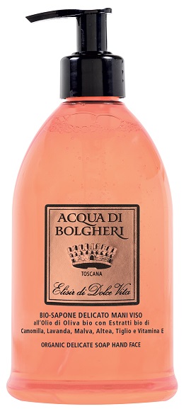 BIO-SAPONE DELICATO MANI VISO ELISIR DI DOLCE VITA 500 ML - Farmacia Nuova Dr.ssa Gabriella Catellani
