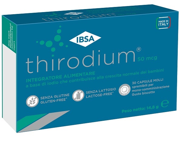 THIRODIUM 50MCG 30 CAPSULE MOLLI NUOVA FORMULAZIONE - Farmacia Nuova Dr.ssa Gabriella Catellani