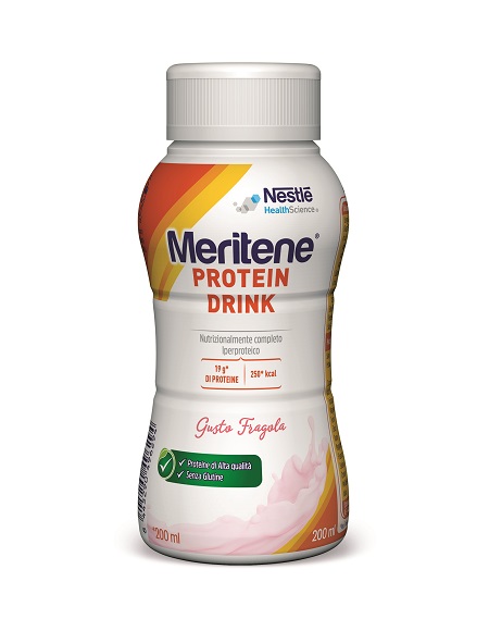 MERITENE PROTEIN DRINK FRAGOLA 200 ML - Farmacia Nuova Dr.ssa Gabriella Catellani
