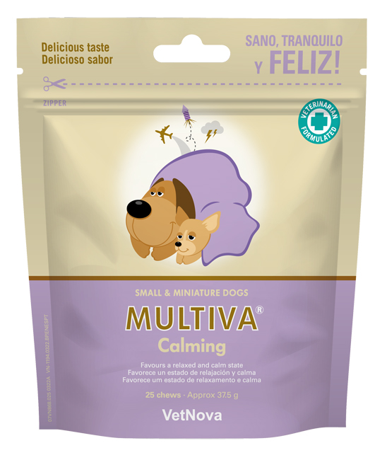 MULTIVA CALMING DOG SMALL/MINIATURE 25 CHEWS - Farmacia Nuova Dr.ssa Gabriella Catellani