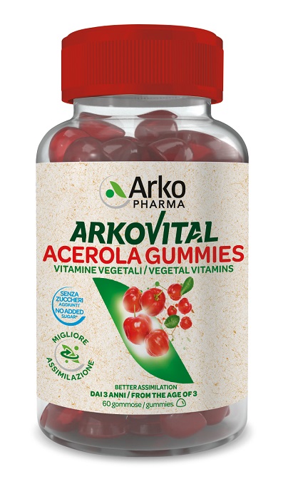 ARKOVITAL ACEROLA 60 GUMMIES - Farmacia Nuova Dr.ssa Gabriella Catellani
