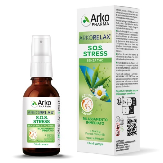 ARKORELAX SOS STRESS 15 ML - Farmacia Nuova Dr.ssa Gabriella Catellani