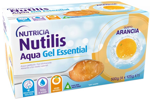 NUTILIS AQUA GEL ARANCIA 4 PEZZI DA 125 G - Farmacia Nuova Dr.ssa Gabriella Catellani