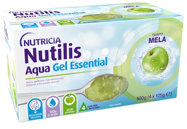 NUTILIS AQUA GEL MELA 4 PEZZI DA 125 G - Farmacia Nuova Dr.ssa Gabriella Catellani
