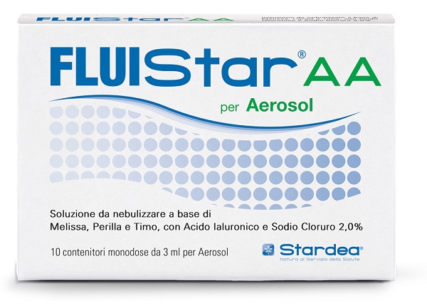 FLUISTAR AA 10 MONODOSE DA 3 ML PER AEROSOL - Farmacia Nuova Dr.ssa Gabriella Catellani