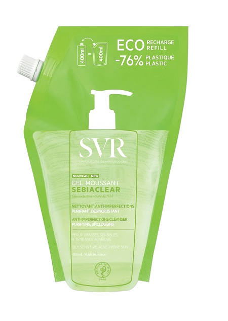 SEBIACLEAR GEL MOUSSANT REFILL 400 ML - Farmacia Nuova Dr.ssa Gabriella Catellani