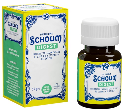 SOLUZIONE SCHOUM DIGEST 20 FIZZY BALL - Farmacia Nuova Dr.ssa Gabriella Catellani