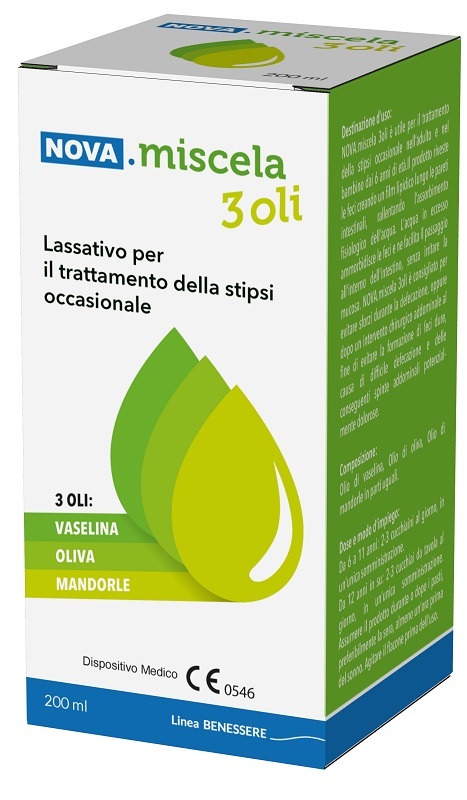 NOVA MISCELA 3 OLI 200 ML - Farmacia Nuova Dr.ssa Gabriella Catellani