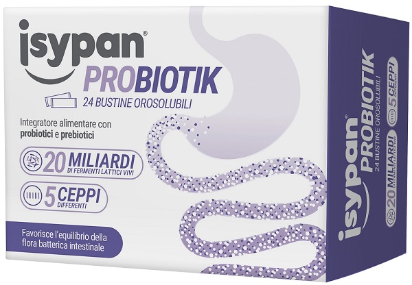 ISYPAN PROBIOTIK 24 BUSTINE OROSOLUBILI 1 G - Farmacia Nuova Dr.ssa Gabriella Catellani