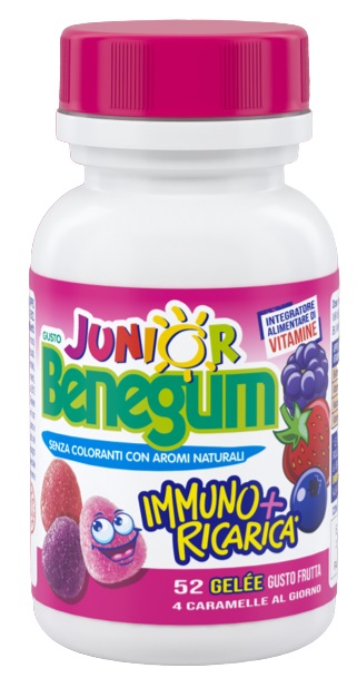BENEGUM J IMMUNO + RICARICA FRUTTI ROSSI 156 G - Farmacia Nuova Dr.ssa Gabriella Catellani
