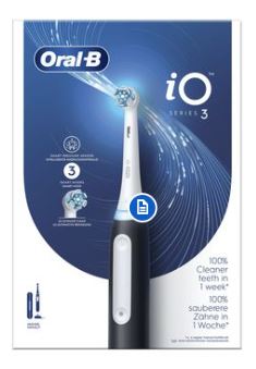 ORALB IO3S BLACK SPAZZOLINO ELETTRICO - Farmacia Nuova Dr.ssa Gabriella Catellani