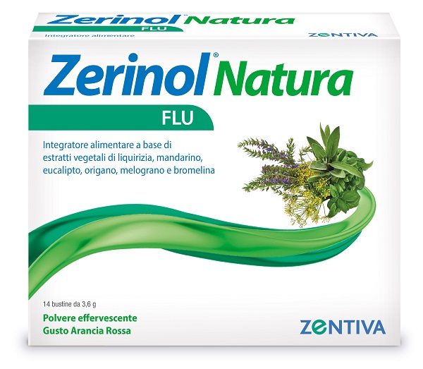 ZERINOL NATURA FLU 14 BUSTINE - Farmacia Nuova Dr.ssa Gabriella Catellani