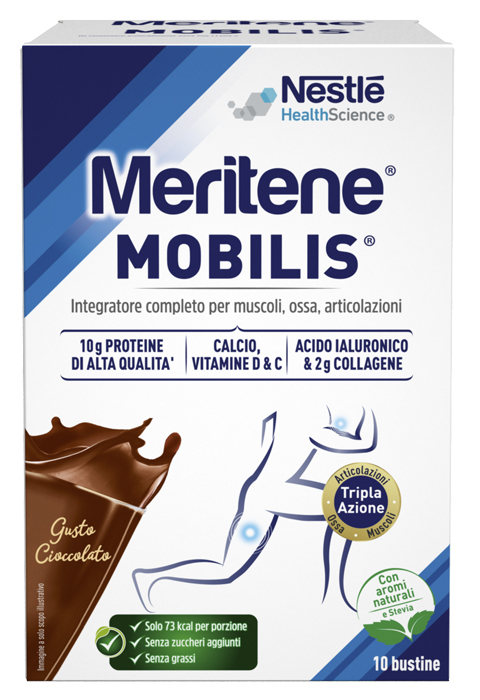 MERITENE MOBILIS CHOCOLATE 8 10 BUSTINE - Farmacia Nuova Dr.ssa Gabriella Catellani