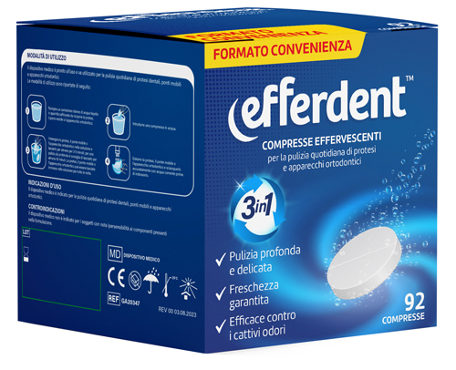 EFFERDENT 92 COMPRESSE EFFERVESCENTI - Farmacia Nuova Dr.ssa Gabriella Catellani