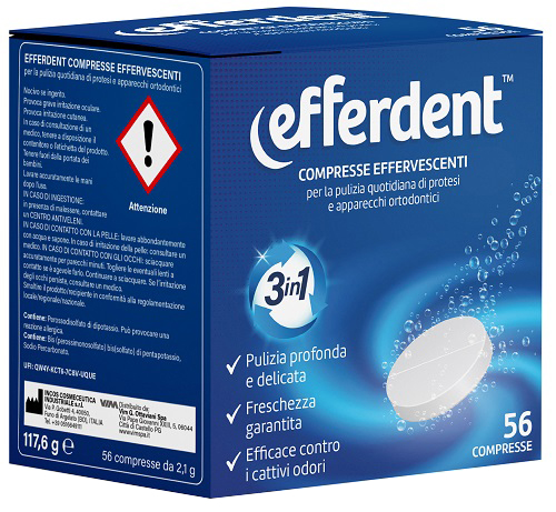 EFFERDENT 56 COMPRESSE EFFERVESCENTI - Farmacia Nuova Dr.ssa Gabriella Catellani