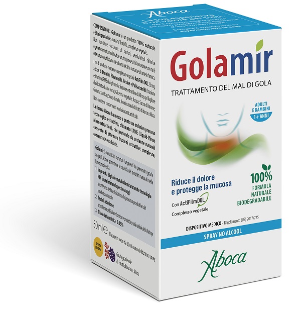 GOLAMIR SPRAY NO ALCOL 30 ML - Farmacia Nuova Dr.ssa Gabriella Catellani