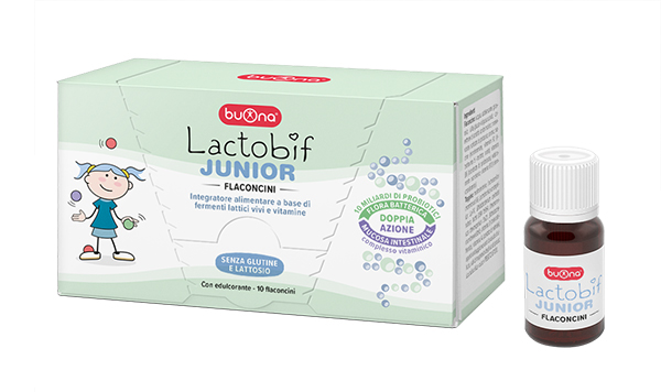 LACTOBIF JUNIOR 10 FLACONCINI DA 10 ML - Farmacia Nuova Dr.ssa Gabriella Catellani