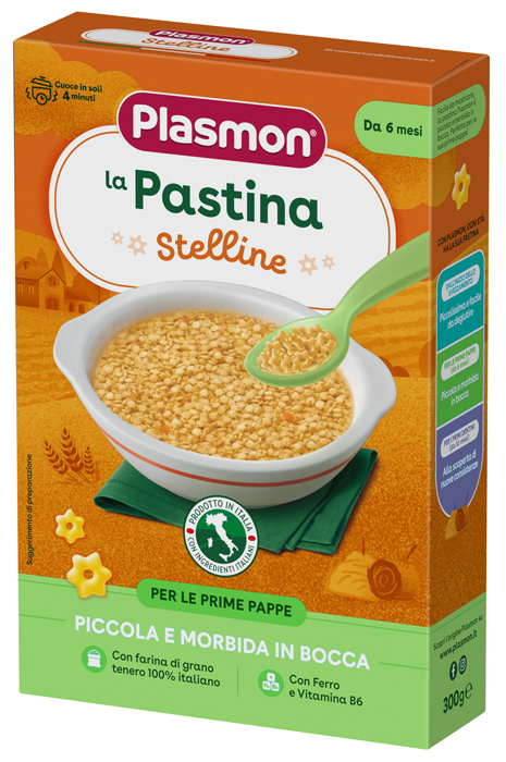 PLASMON PASTA STELLINE 300 G - Farmacia Nuova Dr.ssa Gabriella Catellani