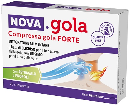 NOVA GOLA FORTE 20 COMPRESSE - Farmacia Nuova Dr.ssa Gabriella Catellani
