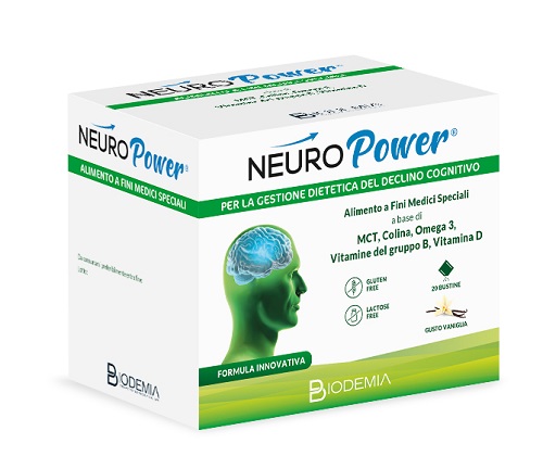 BIODEMIA NEUROPOWER 20 BUSTINE GUSTO VANIGLIA - Farmacia Nuova Dr.ssa Gabriella Catellani
