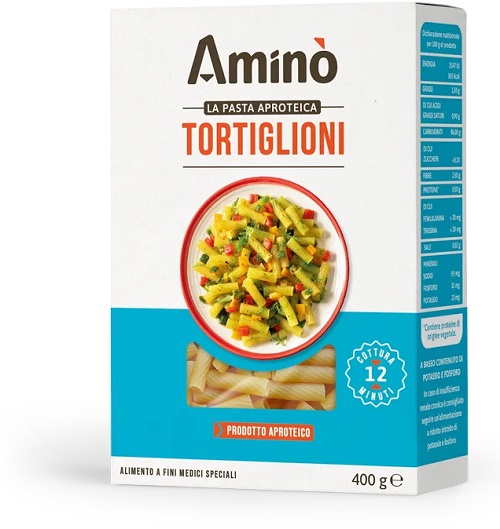 AMINO' TORTIGLIONI APROTEICI 400 G - Farmacia Nuova Dr.ssa Gabriella Catellani