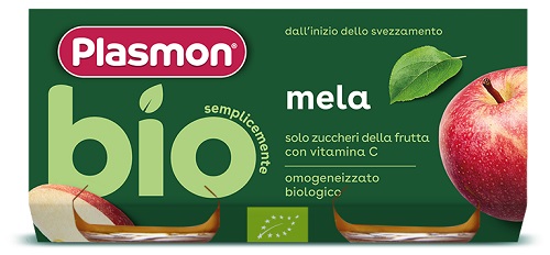 PLASMON OMOGENEIZZATO BIO MELA 2 VASETTI X 80 G - Farmacia Nuova Dr.ssa Gabriella Catellani
