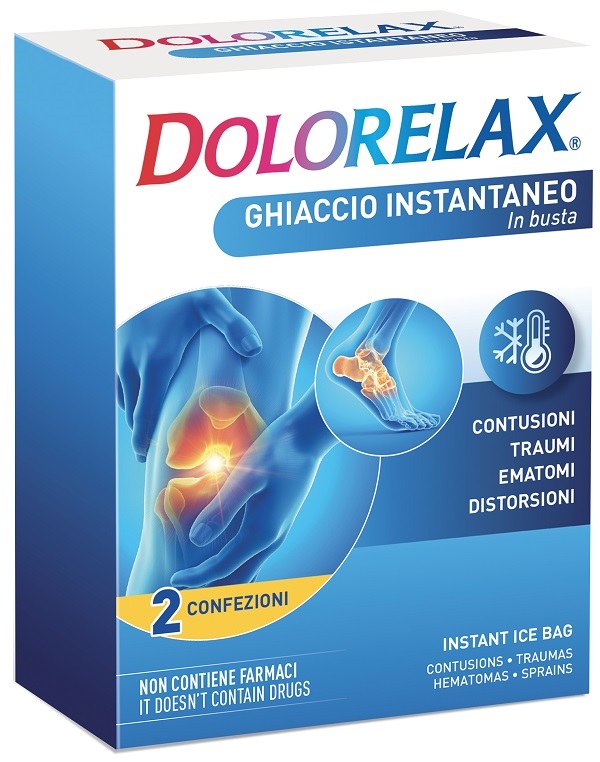 GHIACCIO ISTANTANEO DOLORELAX 2 BUSTE - Farmacia Nuova Dr.ssa Gabriella Catellani