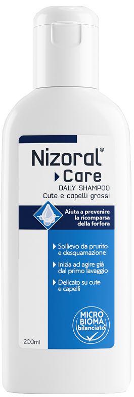 NIZORAL CARE DAILY SHAMPOO CUTE & CAPELLI GRASSI 200 ML - Farmacia Nuova Dr.ssa Gabriella Catellani