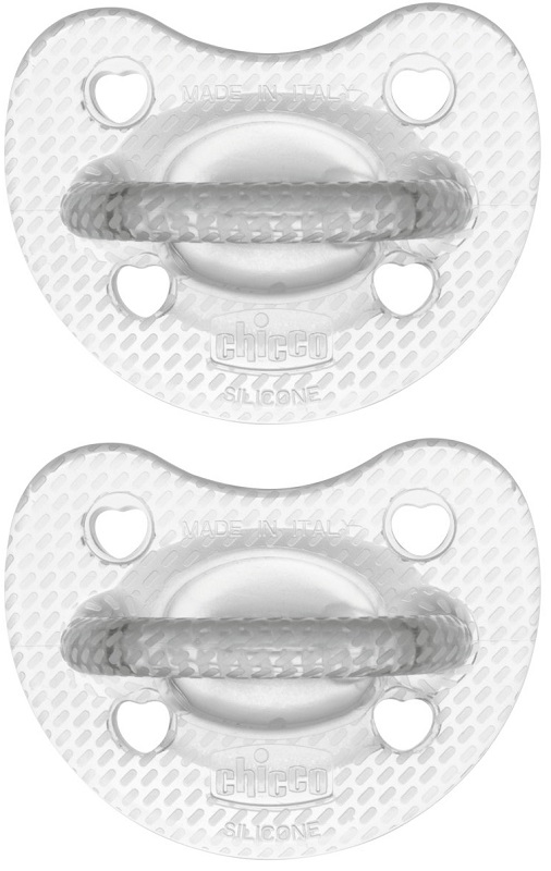 CHICCO GOMMOTTO SILICONE CRYSTAL 6-16 MESI 2 PEZZI - Farmacia Nuova Dr.ssa Gabriella Catellani