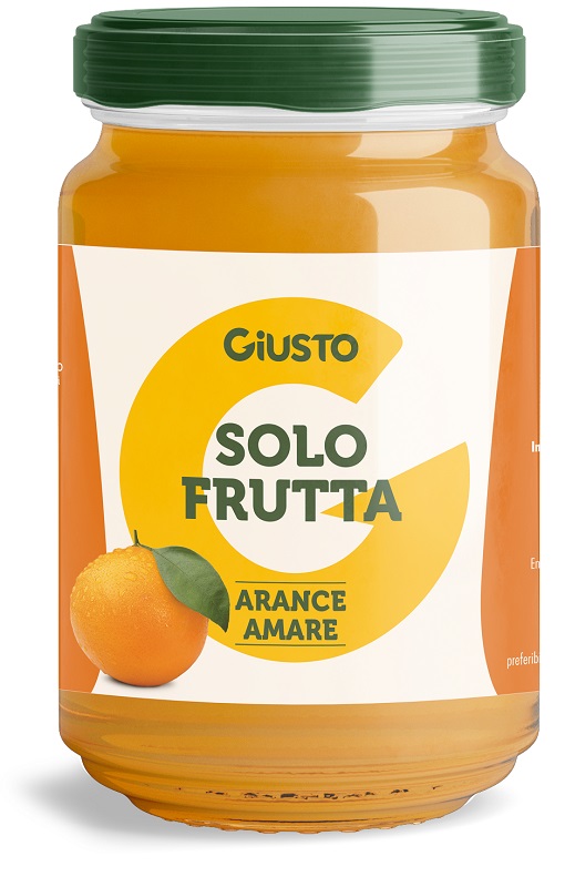 GIUSTO SOLO FRUTTA CONFETTURA ARANCE AMARE 220 G - Farmacia Nuova Dr.ssa Gabriella Catellani