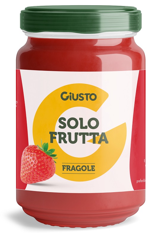 GIUSTO SOLO FRUTTA CONFETTURA FRAGOLE 220 G - Farmacia Nuova Dr.ssa Gabriella Catellani