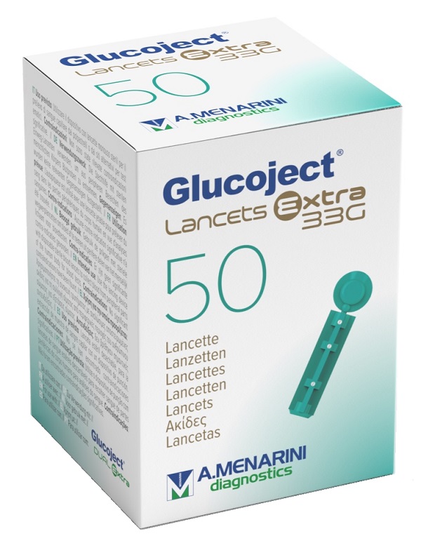 LANCETTA PUNGIDITO GLUCOJECT EXTRA GAUGE 33 50 PEZZI - Farmacia Nuova Dr.ssa Gabriella Catellani