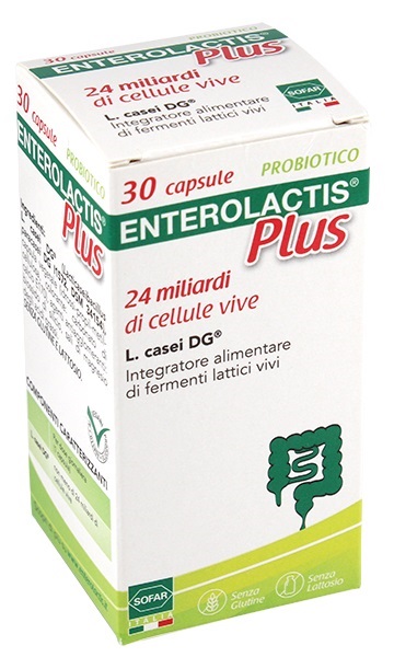 ENTEROLACTIS PLUS 30 CAPSULE - Farmacia Nuova Dr.ssa Gabriella Catellani