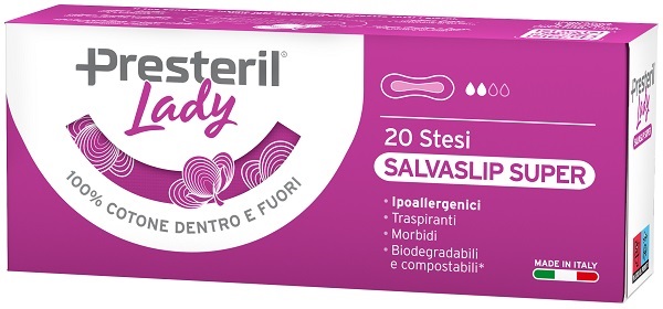 LADY PRESTERIL SALVASLIP SUPER STESI 20 PEZZI - Farmacia Nuova Dr.ssa Gabriella Catellani