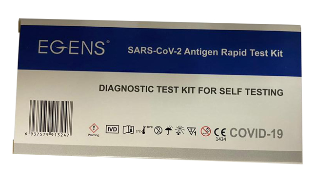 TEST ANTIGENICO RAPIDO COVID-19 EGENS AUTODIAGNOSTICO DETERMINAZIONE QUALITATIVA ANTIGENI SARS-COV-2 IN TAMPONI NASALI MEDIANTE IMMUNOCROMATOGRAFIA - Farmacia Nuova Dr.ssa Gabriella Catellani