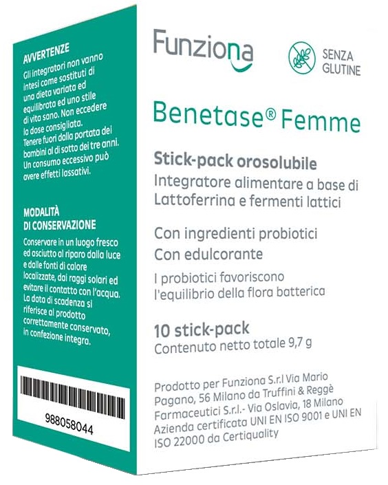 BENETASE FEMME 10 STICK PACK - Farmacia Nuova Dr.ssa Gabriella Catellani