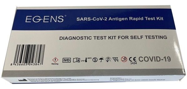 TEST ANTIGENICO RAPIDO COVID-19 EGENS AUTODIAGNOSTICO DETERMINAZIONE QUALITATIVA ANTIGENI SARS-COV-2 IN TAMPONI NASALI MEDIANTE IMMUNOCROMATOGRAFIA - Farmacia Nuova Dr.ssa Gabriella Catellani
