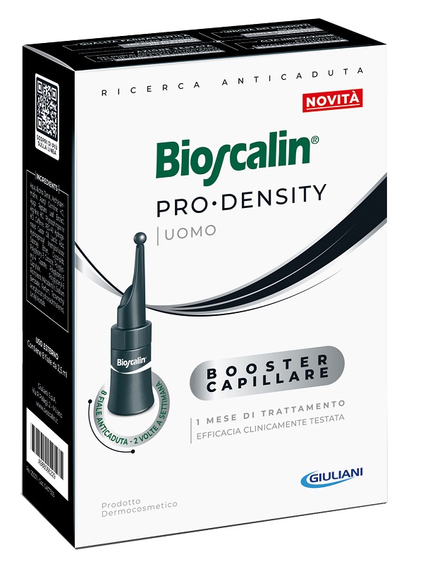 BIOSCALIN PRO DENSITY UOMO BOOSTER CAPILLARE 8 FIALE X 2,5ML - Farmacia Nuova Dr.ssa Gabriella Catellani